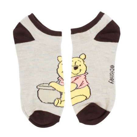 Winnie the Pooh Pastel Women's Ankle Socks 6-Pair Pack